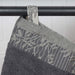 Wisteria Cotton Decorative 6 Piece Towel Set - Gray