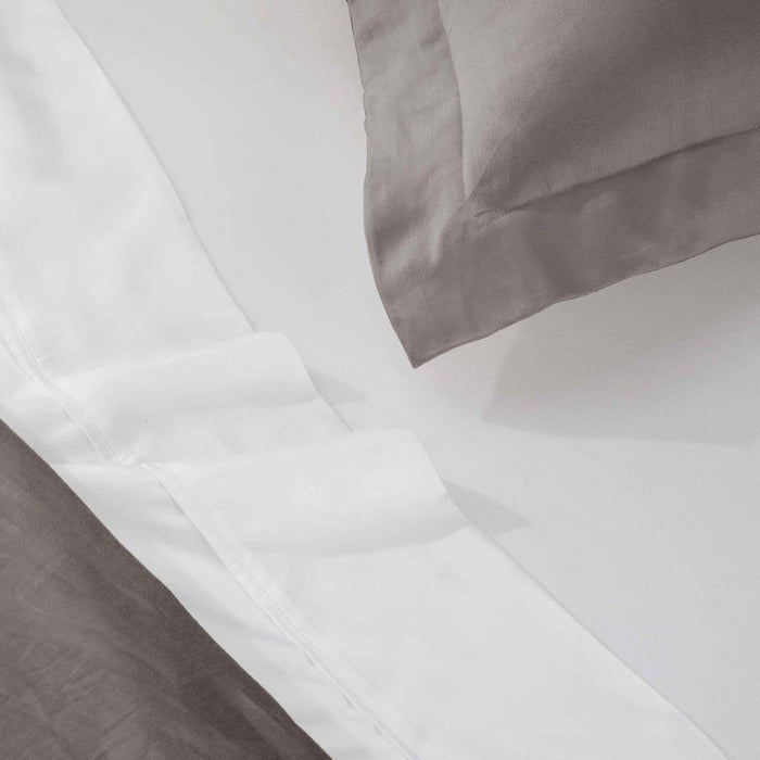 Egyptian Cotton 400 Thread Count Solid Duvet Cover Set