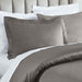 Egyptian Cotton 850 Thread Count Solid Duvet Cover Set - Gray