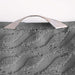Turkish Cotton Jacquard Herringbone and Solid 6 Piece Hand Towel Set - Gray