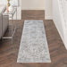 Layland Classic Medallion Traditional Indoor Area Rug or Runner - Gray