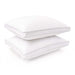 Microfiber Hypoallergenic Gusset Pillow Set of 2 -  White