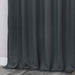 Solid Machine Washable Room Darkening Blackout Curtains, Set of 2 - Gray