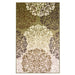 Hedena Traditional Non-Slip Geometric Floral Indoor Area Rug Or Runner - Brown