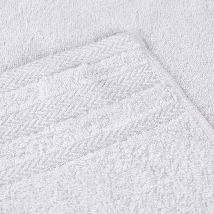 Hays Cotton Medium Weight 6 Piece Bathroom Towel Set - White