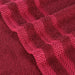 Hays Cotton Soft Medium Weight Bath Sheet Set of 2 - Cranberry