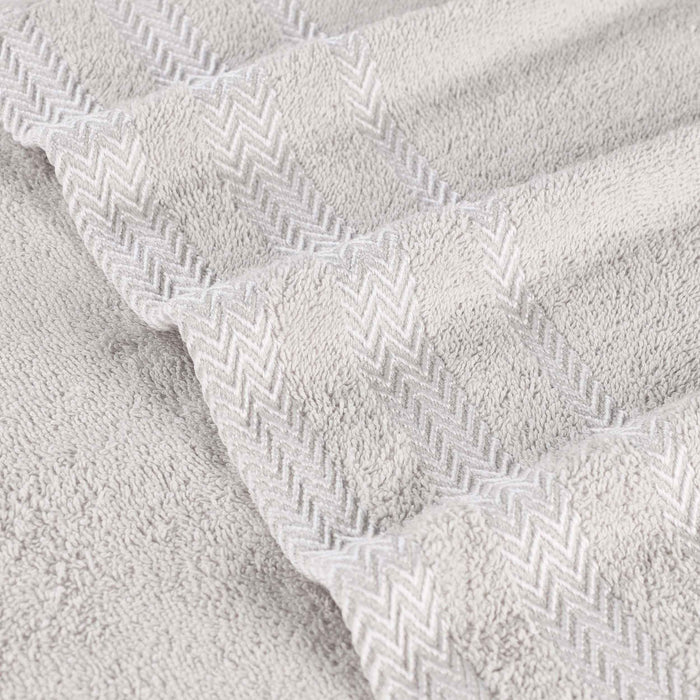 Hays Cotton Medium Weight Face Towel Washcloth Set of 12 - Platinum