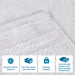 Hays Cotton Soft Medium Weight Hand Towel Set of 6 - White