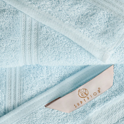 Heritage Egyptian Cotton Solid Bath Towel Set of 4 - Blue Nile Mills