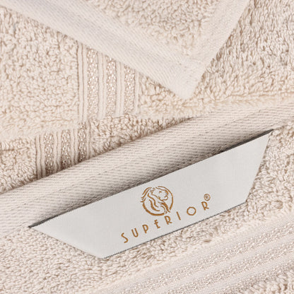 Heritage Egyptian Cotton Solid Bath Towel Set of 4 - Blue Nile Mills