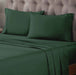 Egyptian Cotton 400 Thread Count Solid Deep Pocket Sheet Set - HunterGreen