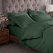 Egyptian Cotton 300 Thread Count Solid Duvet Cover Set - HunterGreen