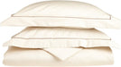 Unniko 800-Thread Count 100% Egyptian Cotton Gorgeous Embroidered Duvet Cover Set - Ivory