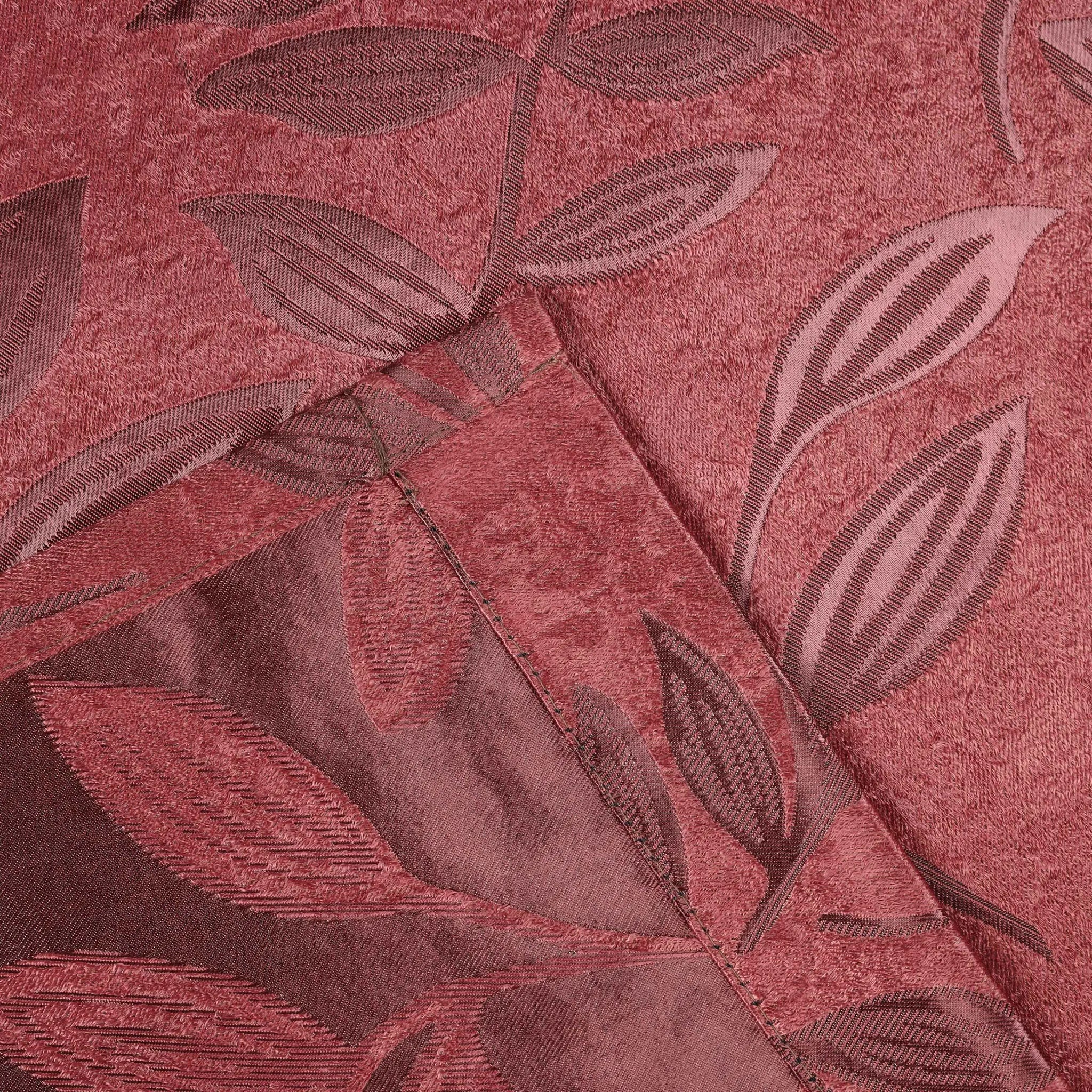 Leaves Machine Room Darkening Blackout Curtains, Set of 2