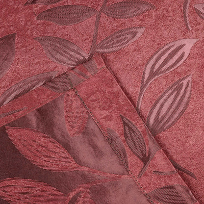 Leaves Machine Room Darkening Blackout Curtains, Set of 2