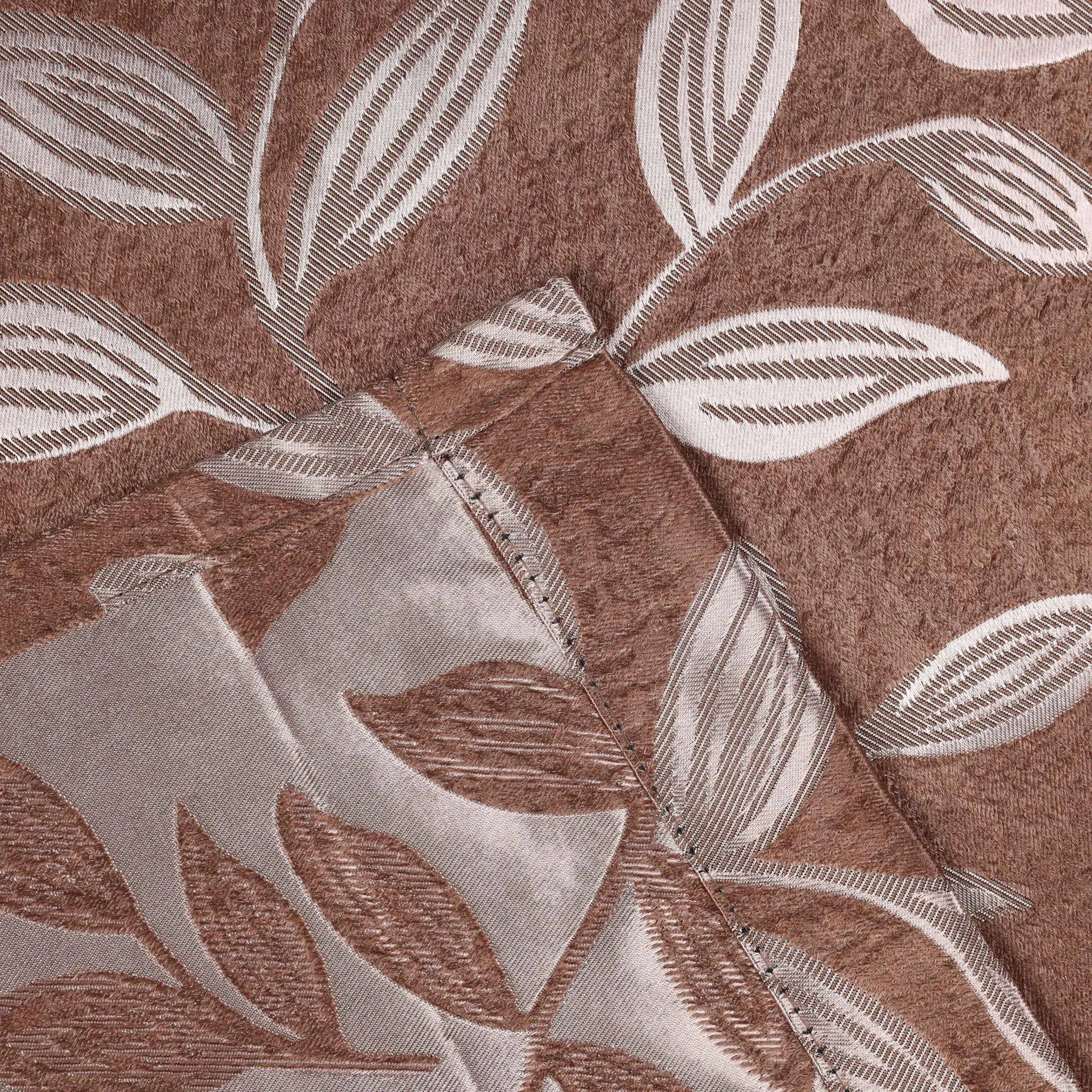 Leaves Machine Room Darkening Blackout Curtains, Set of 2