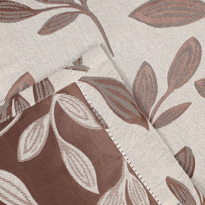Leaves Machine Room Darkening Blackout Curtains, Set of 2