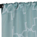Imperial Trellis Blackout Curtain Set of 2 Panels - Teal