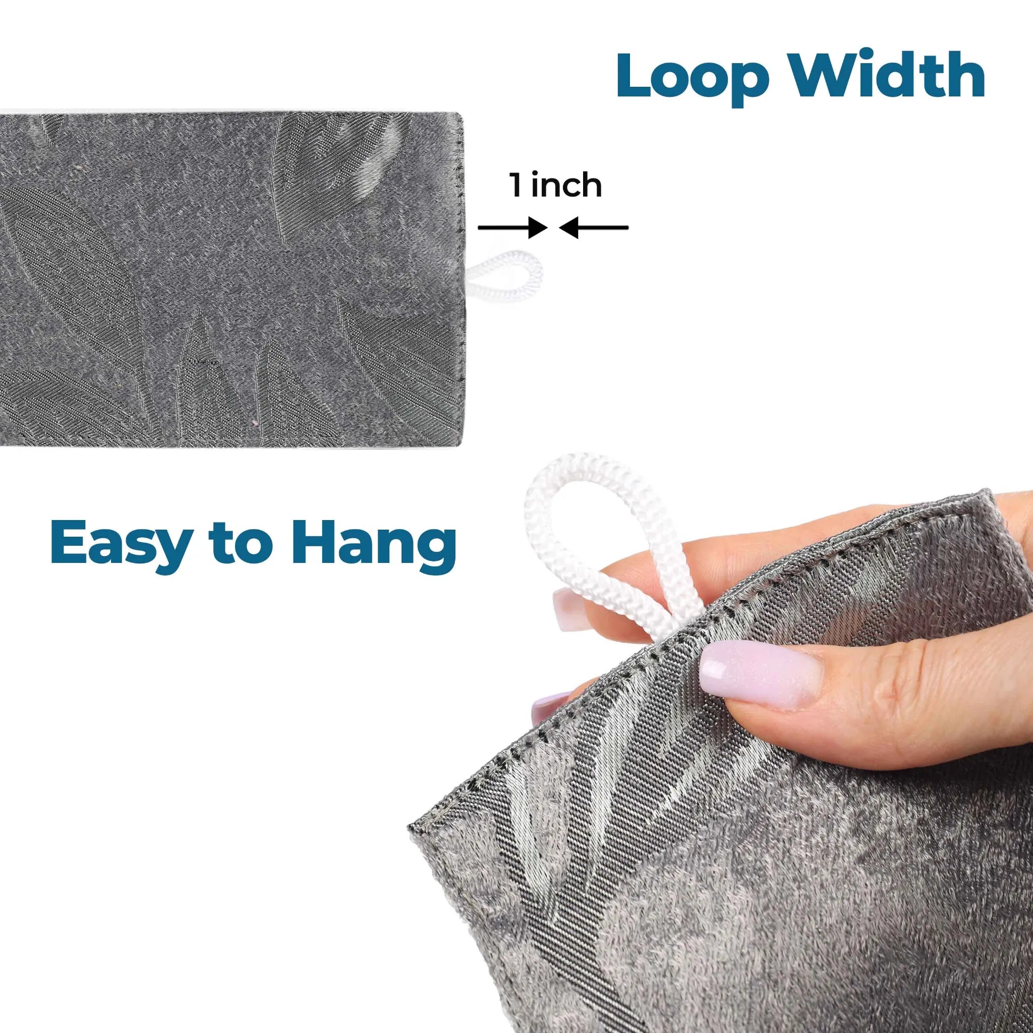 Leaves Machine Room Darkening Blackout Curtains, Set of 2