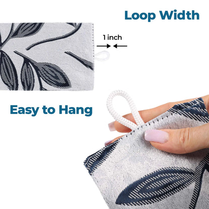 Leaves Machine Room Darkening Blackout Curtains, Set of 2