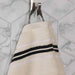 Sadie Zero Twist Cotton Solid Jacquard Floral 8 Piece Towel Set - Ivory