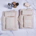 Ultra-Soft Rayon from Bamboo Cotton Blend 4 Piece Bath Towel Set - Ivory