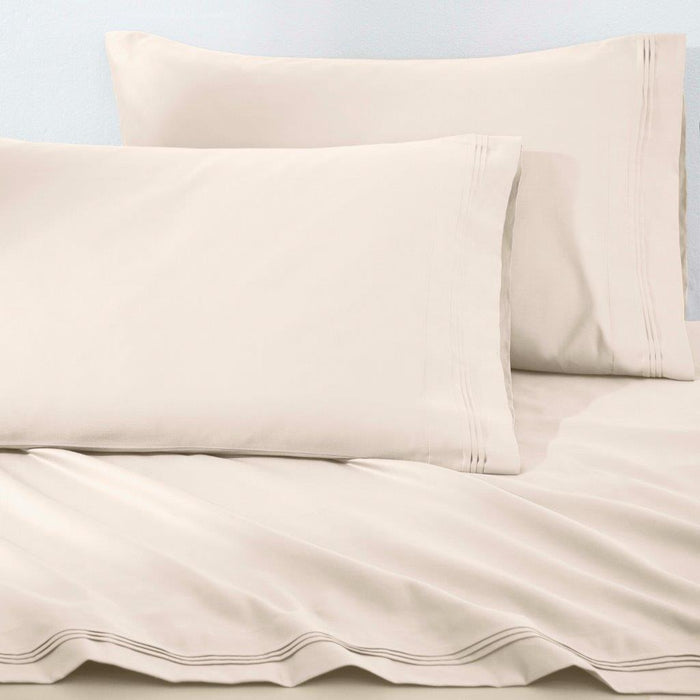 1500 Thread Count Egyptian Cotton Solid  2 Piece Pillowcase Set