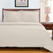 Egyptian Cotton 700 Thread Count Solid Duvet Cover and Pillow Sham Set - Ivory