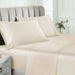 Egyptian Cotton 850 Thread Count Solid Bed Sheet Set - Ivory