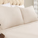 Solid Flannel Cotton Pillowcases, Set of 2 - Ivory