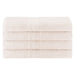 Cotton Eco-Friendly 4 Piece Solid Bath Towel Set - Ivory