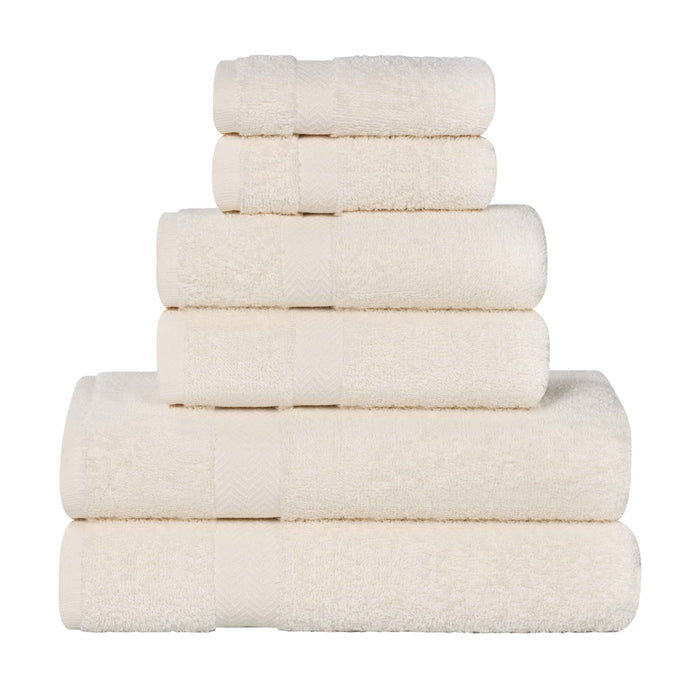 Frankly Eco Friendly Cotton 6 Piece Towel Set