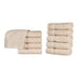 Heritage Egyptian Cotton 10 Piece Face Towel Set - Ivory