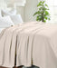 All-Season Chevron Cotton Bed Blanket & Sofa Throw - Ivory