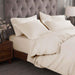 Egyptian Cotton 300 Thread Count Solid Duvet Cover Set - Ivory