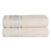 Hays Cotton Soft Medium Weight Bath Sheet Set of 2 - Ivory