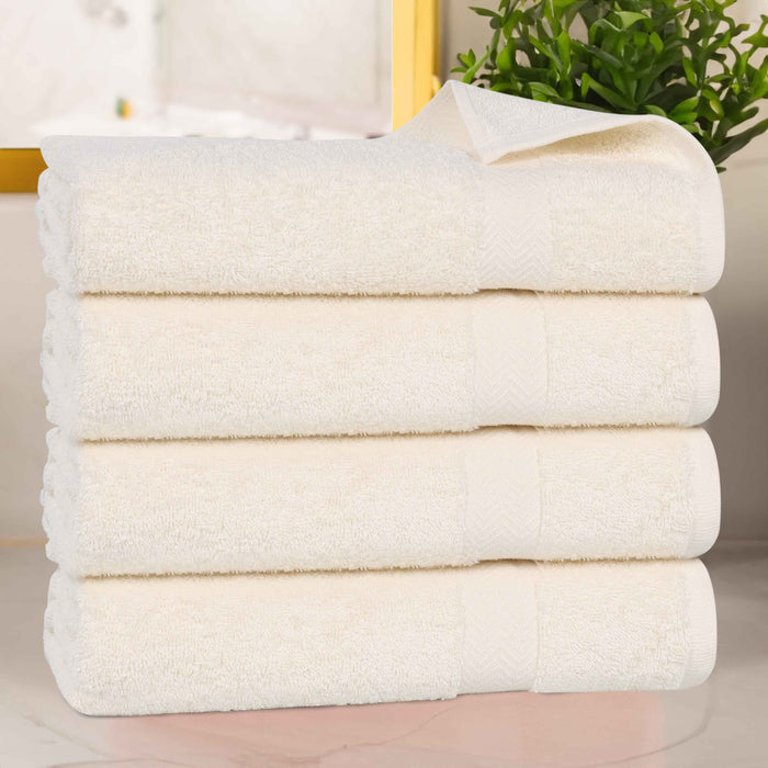 Franklin Cotton Eco Friendly 4 Piece Bath Towel Set