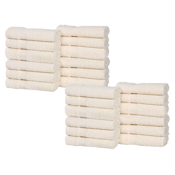 Franklin Cotton Eco Friendly 24 Piece Face Towel Set