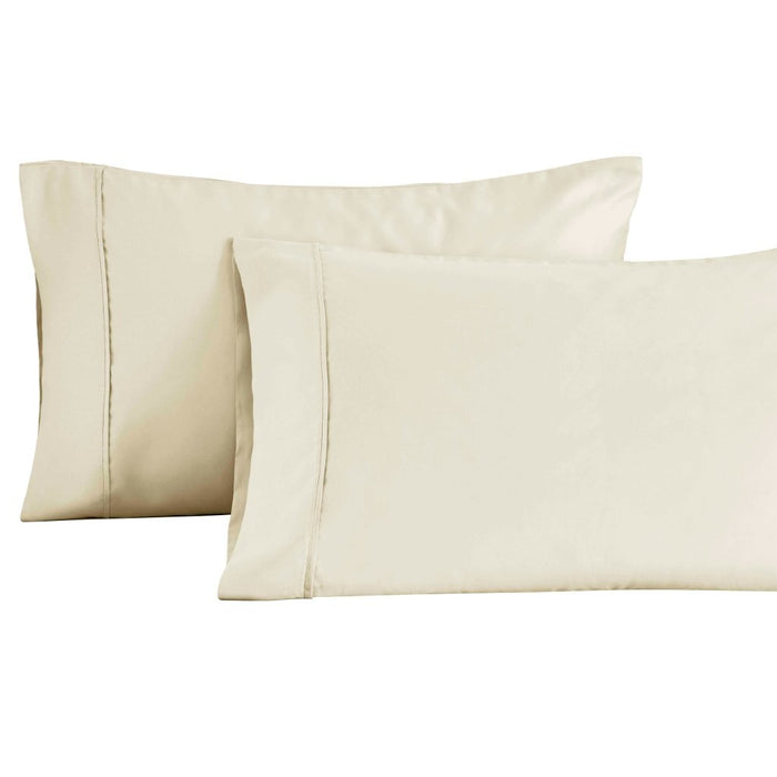 Cotton Blend 1400-1500 Thread Count Pillowcase, Set of 2