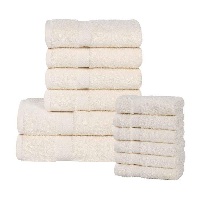 Franklin Cotton Eco Friendly 12 Piece Towel Set