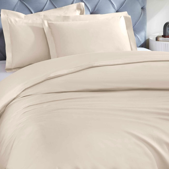 1200 Thread Count Egyptian Solid Cotton Duvet Cover Set