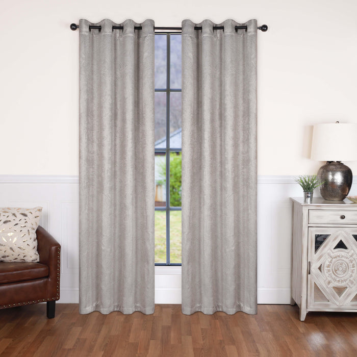 Waverly Modern Washable Room Darkening Blackout Curtain Panel Set