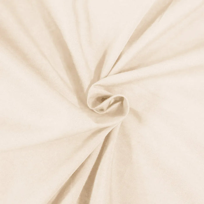 300 Thread Count Cotton Percale Solid Pillowcase Set - Ivory