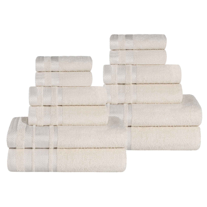 Hays Cotton Medium Weight 12 Piece Towel Set