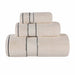 Niles Egypt Produced Giza Cotton Dobby Ultra-Plush 3 Piece Towel Set - Ivory