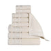 Hays Cotton Medium Weight 9 Piece Bathroom Towel Set - Ivory