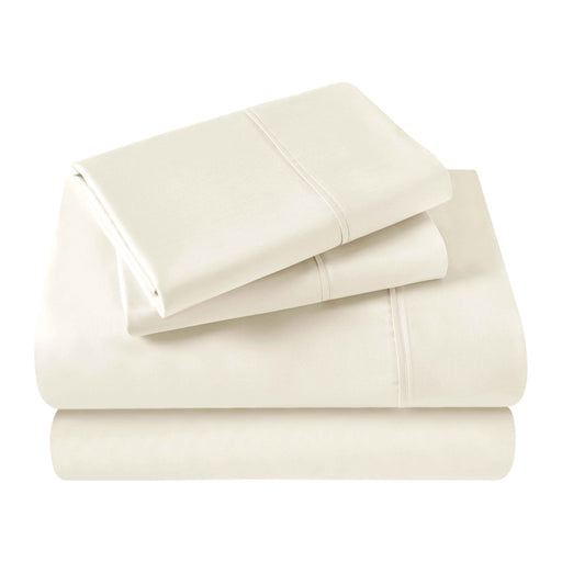 Egyptian Cotton 400 Thread Count Deep Pocket Sheet Set - Ivory