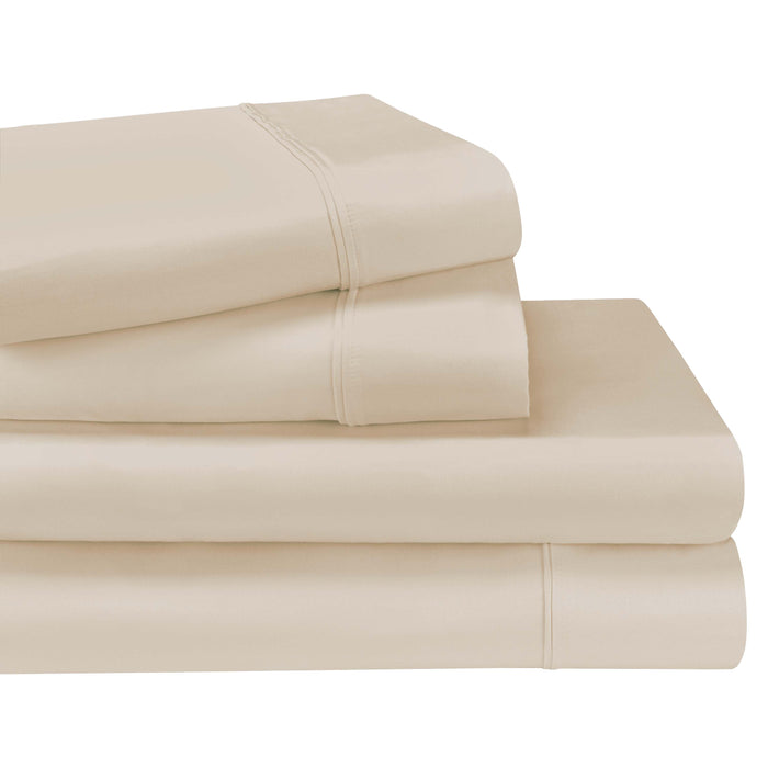 1200 Thread Count Egyptian Cotton Deep Pocket Bed Sheet Set - Ivory