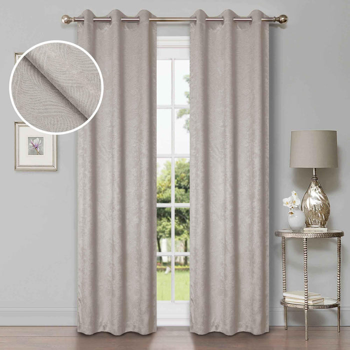 Waverly Modern Washable Room Darkening Blackout Curtain Panel Set