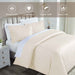 Egyptian Cotton 850 Thread Count Solid Duvet Cover Set - Ivory